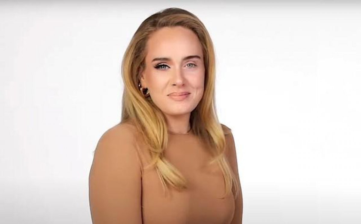 Adele nin makyajı gündem oldu #4